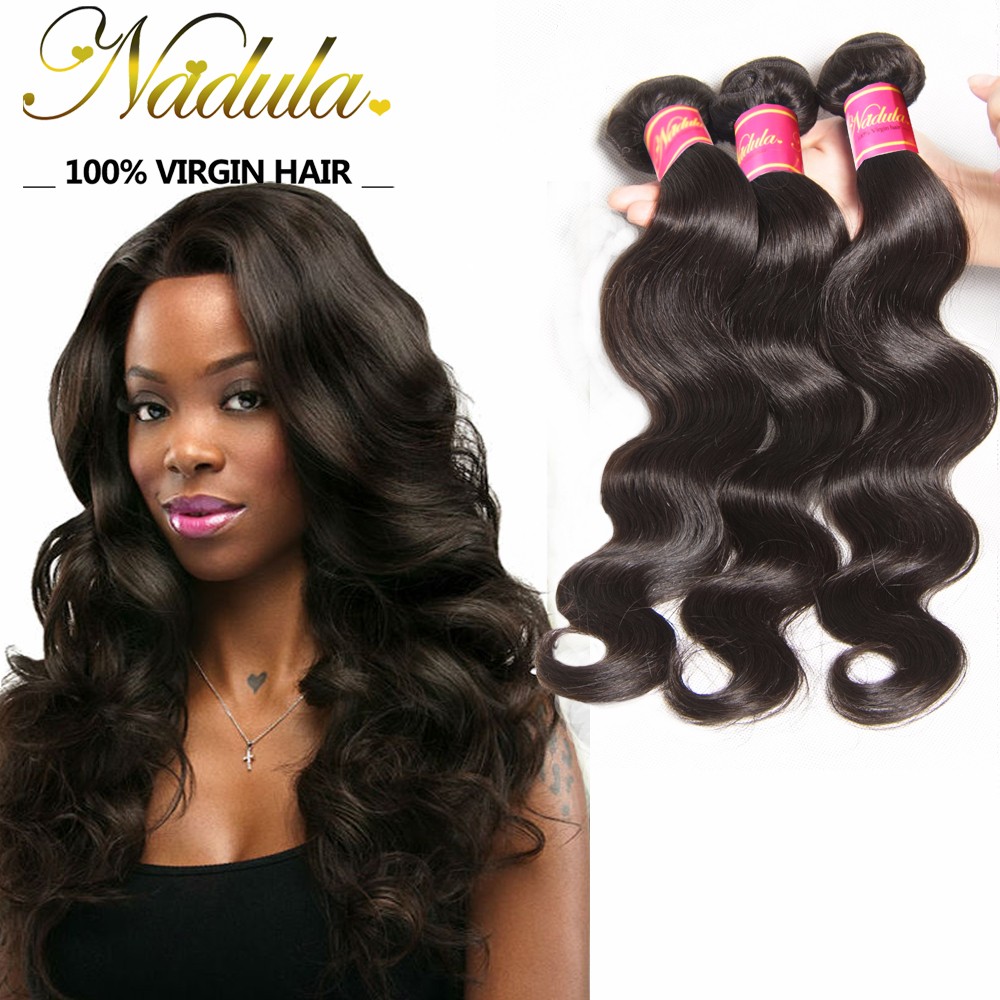 Idolra Affordable Virgin Malaysian Body Wave 3 Bundles/Lot Malaysian Virgin Remy Human Hair Weave